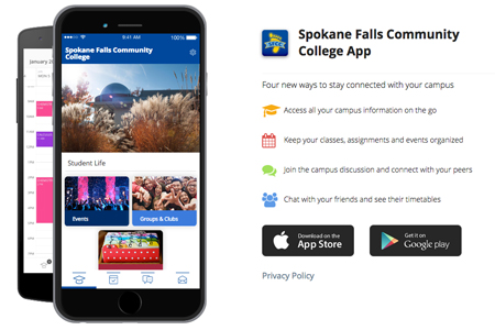 SFCC mobile app screenshot